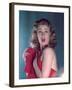 Pin-Up with Red Towel-Charles Woof-Framed Photographic Print