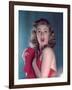 Pin-Up with Red Towel-Charles Woof-Framed Photographic Print