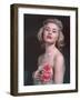 Pin-Up with Roses-Charles Woof-Framed Photographic Print