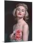 Pin-Up with Roses-Charles Woof-Mounted Photographic Print