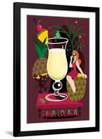 Pina Colada, 2017-Yuliya Drobova-Framed Premium Giclee Print