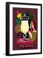 Pina Colada, 2017-Yuliya Drobova-Framed Giclee Print