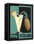 Pina Colada-Brian James-Framed Stretched Canvas