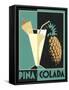 Pina Colada-Brian James-Framed Stretched Canvas
