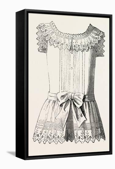 Pinafore for Girl of Three, 1882, Fashion-null-Framed Stretched Canvas