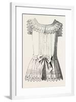 Pinafore for Girl of Three, 1882, Fashion-null-Framed Giclee Print