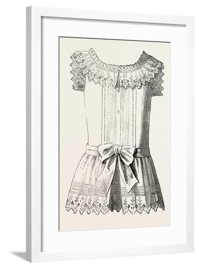 Pinafore for Girl of Three, 1882, Fashion--Framed Giclee Print