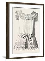 Pinafore for Girl of Three, 1882, Fashion-null-Framed Giclee Print