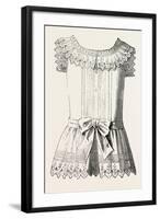 Pinafore for Girl of Three, 1882, Fashion-null-Framed Giclee Print