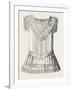 Pinafore for Girl of Three, Front, 1882, Fashion-null-Framed Giclee Print