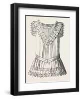 Pinafore for Girl of Three, Front, 1882, Fashion-null-Framed Giclee Print