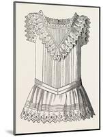 Pinafore for Girl of Three, Front, 1882, Fashion-null-Mounted Giclee Print