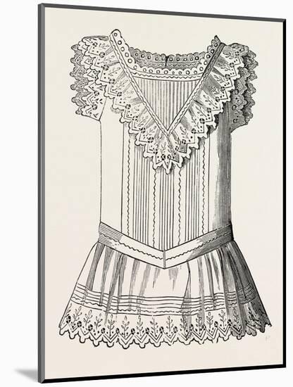 Pinafore for Girl of Three, Front, 1882, Fashion-null-Mounted Giclee Print