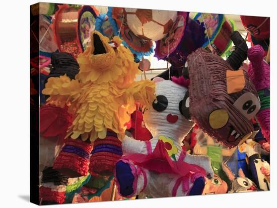 Pinatas, Market, Xochimilco, Mexico City, Mexico, North America-Wendy Connett-Stretched Canvas