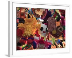 Pinatas, Market, Xochimilco, Mexico City, Mexico, North America-Wendy Connett-Framed Photographic Print