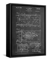 Pinball Machine Patent-null-Framed Stretched Canvas