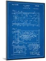 Pinball Machine Patent-null-Mounted Art Print