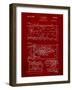 Pinball Machine Patent-Cole Borders-Framed Art Print