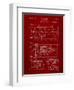 Pinball Machine Patent-Cole Borders-Framed Art Print