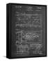 Pinball Machine Patent-null-Framed Stretched Canvas