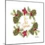 Pine Cone Christmas Wreath I-Gina Ritter-Mounted Premium Giclee Print