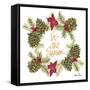 Pine Cone Christmas Wreath I-Gina Ritter-Framed Stretched Canvas