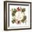 Pine Cone Christmas Wreath I-Gina Ritter-Framed Art Print