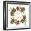 Pine Cone Christmas Wreath I-Gina Ritter-Framed Art Print