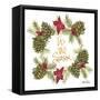 Pine Cone Christmas Wreath I-Gina Ritter-Framed Stretched Canvas