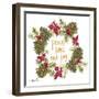 Pine Cone Christmas Wreath IV-Gina Ritter-Framed Art Print