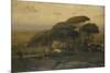 Pine Grove of the Barberini Villa, 1876-George Snr. Inness-Mounted Giclee Print