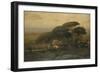 Pine Grove of the Barberini Villa, 1876-George Snr. Inness-Framed Giclee Print