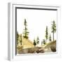 Pine Hill II-Jacob Green-Framed Art Print