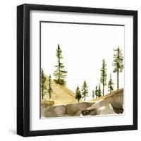 Pine Hill II-Jacob Green-Framed Art Print