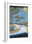 Pine of Success, Asakusa River in Edo, Pleasure Boat, 1797-1858-Andrea Appiani-Framed Giclee Print