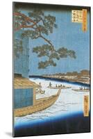 Pine of Success, Asakusa River in Edo, Pleasure Boat, 1797-1858-Andrea Appiani-Mounted Giclee Print