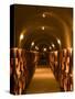 Pine Ridge Winery Cask Room, Yountville, Napa Valley, California-Walter Bibikow-Stretched Canvas