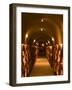 Pine Ridge Winery Cask Room, Yountville, Napa Valley, California-Walter Bibikow-Framed Photographic Print