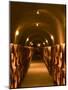 Pine Ridge Winery Cask Room, Yountville, Napa Valley, California-Walter Bibikow-Mounted Photographic Print