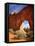 Pine Tree Arch in Arches National Park-Steve Terrill-Framed Stretched Canvas