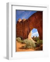 Pine Tree Arch in Arches National Park-Steve Terrill-Framed Photographic Print