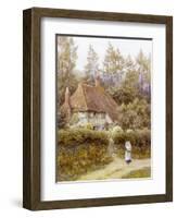 Pine Tree Cottage-Helen Allingham-Framed Giclee Print