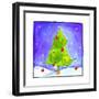 Pine Tree Decorated for Christmas-null-Framed Giclee Print
