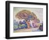 Pine Tree in St. Tropez-Paul Signac-Framed Giclee Print