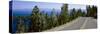 Pine Trees on Both Sides of Highway 89, Lake Tahoe, California, USA-null-Stretched Canvas