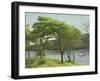 Pine Trees, Usk Reservoir, 2005-Peter Breeden-Framed Giclee Print