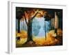 Pine Wood-Leonid Afremov-Framed Art Print