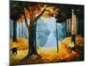 Pine Wood-Leonid Afremov-Mounted Art Print