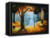 Pine Wood-Leonid Afremov-Framed Stretched Canvas