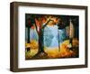 Pine Wood-Leonid Afremov-Framed Art Print